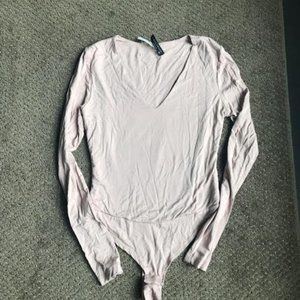 Blush Pink Bodysuit from Final Touch